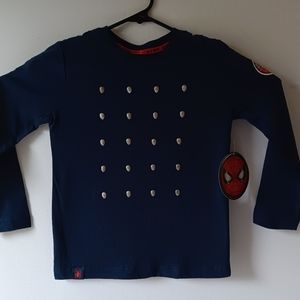 The Amazing Spider-Man boy's navy short-sleeve graphic t-shirt size S (6-7)